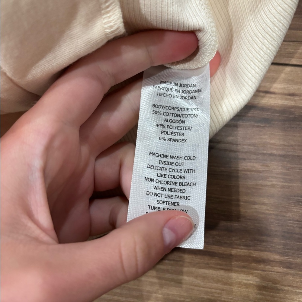 SAGE Collective Cream Quarter Zip Pullover - Picture 4 of 5